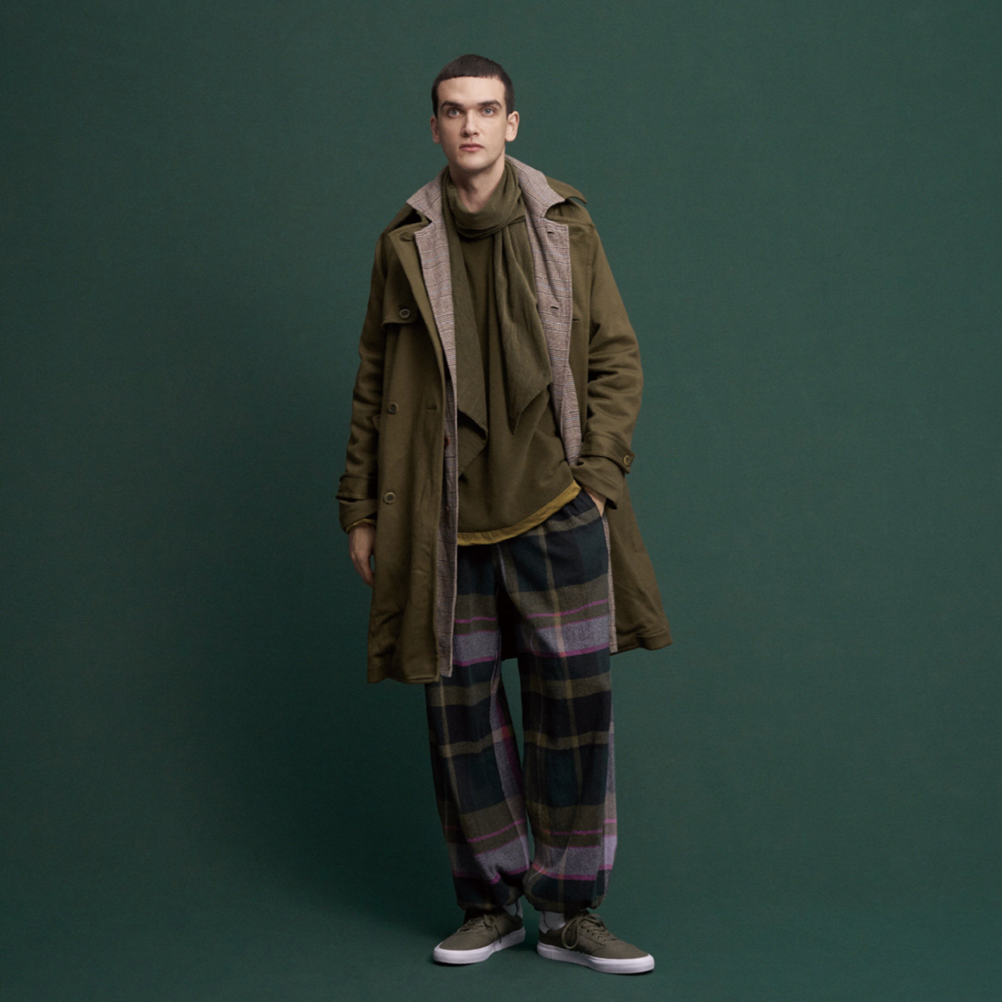 定価¥63,800 ts(s) Fly Front Coat ts(s) Large HerringboneQuilted Cloth Zip & Fly Front Coat | 大阪
